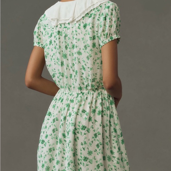 Maeve Short Sleeve Collared Mini Dress - Anthropologie - Picture 4 of 10